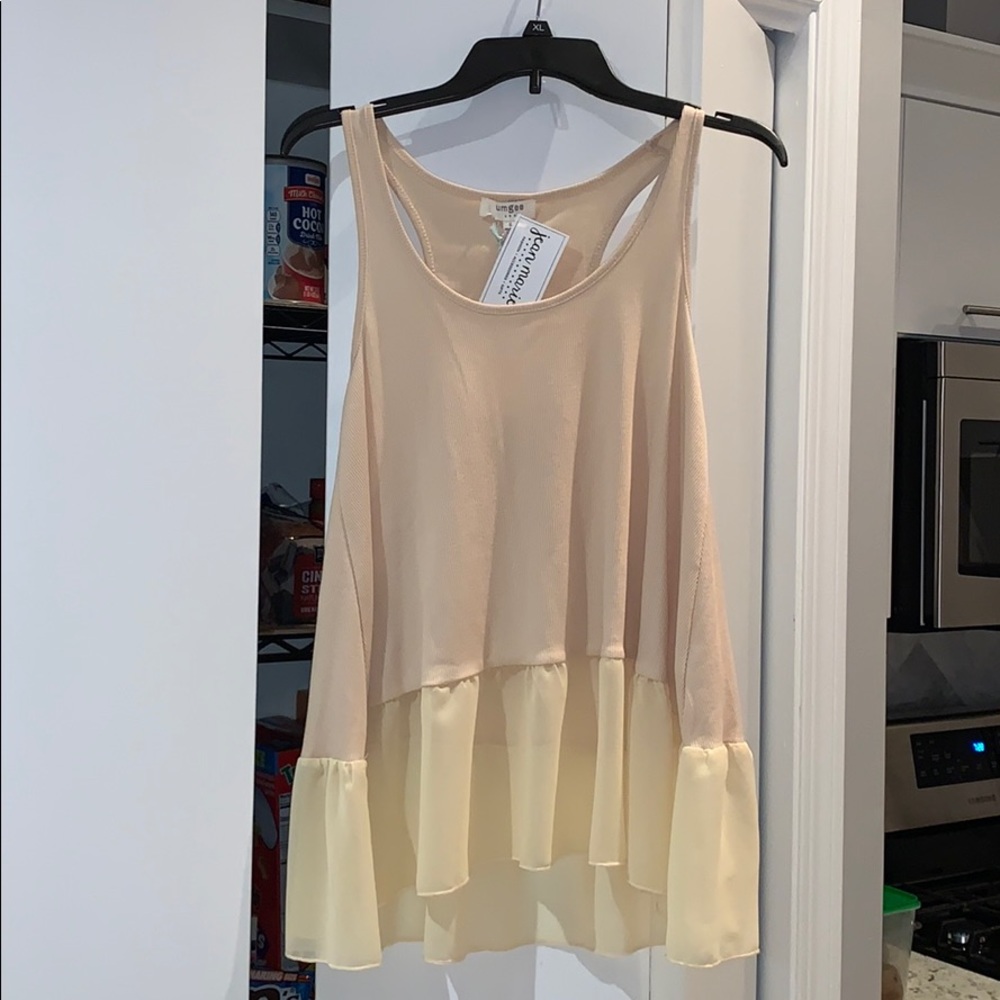 NEW Yellow tank top